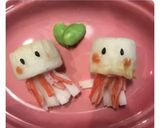 お弁当に簡単！竹輪とカニカマで宇宙人？？作り方4写真