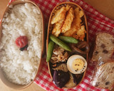 お弁当★焦がしマヨスナップエンドウ炒め作り方5写真