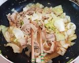 簡単キャベツと豚肉の味噌炒め作り方3写真
