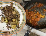 茄子と挽肉のトマト煮作り方5写真