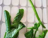 つるむらさきとサーモンのキレイサラダ作り方1写真