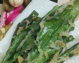 リカちゃん♡金時草の天麩羅☆*｡作り方5写真