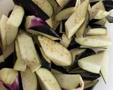 なすと豚バラの甘酢炒め作り方1写真