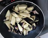 なすと豚バラの甘酢炒め作り方5写真