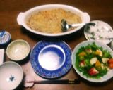 南瓜と合挽き肉のホワイトソースグラタン☺作り方7写真