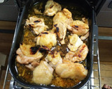 魚焼きグリル活用 鶏もも肉の蒸し焼き作り方3写真