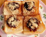 甘い小豆に塩きな粉トースト作り方10写真
