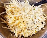 簡単絶品♪エノキもやしチーズチヂミ☆作り方2写真