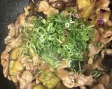 豚しゃぶ用モモ肉とナスのポン酢炒め作り方4写真