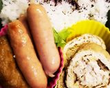 おあげと鳥ミンチのロール巻き煮物作り方7写真