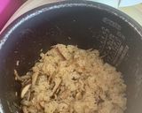 干し椎茸と生椎茸の炊き込みご飯作り方5写真