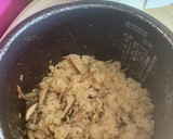 干し椎茸と生椎茸の炊き込みご飯作り方5写真