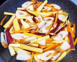 子供大好き！さつまいもの塩バターきんぴら作り方3写真