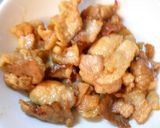 ●ゴマ●ゴマ●豚ショウガ焼き納豆丼●作り方2写真