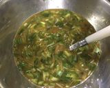 お父さんの「なめ茸ピーオムレツ」作り方1写真