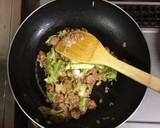 超簡単☆激うま焼き飯のソースオムライス♫作り方6写真