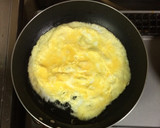 超簡単☆激うま焼き飯のソースオムライス♫作り方8写真