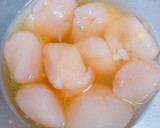 白だしで簡単！帆立貝柱の炙り漬け丼作り方2写真