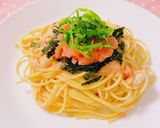 和風明太子パスタ〜作り方4写真