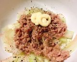 スイカの皮とツナのシャキシャキサラダ♡作り方3写真