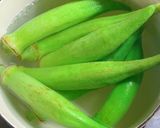 オクラの岩のり和え作り方3写真
