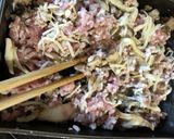 あつあげと人参のきのこたっぷりあんかけ作り方2写真