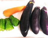 【幼児食】なすにんじんピーマンの煮びたし作り方1写真