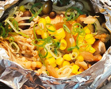 秋の味覚！鮭ときのこのホイル焼き作り方9写真
