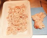 夏バテ対策の変化球☆水晶鶏の中華風冷や汁作り方3写真