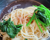 超簡単！ほうれん草だけの和風スパゲティ作り方8写真