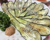 焼きなす　梅じゃこしそを巻いて♪作り方2写真