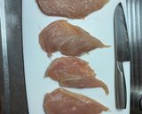 鶏胸肉の大葉とチーズの揚げカツ作り方1写真