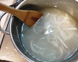 ホタテ豆苗スープ♪作り方6写真
