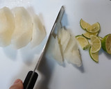 ゴーヤとズッキーニと梨のサラダ作り方4写真
