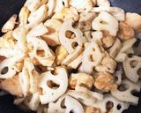 根菜チキン炒め☆カルボナーラスープで☆作り方6写真