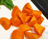りんごと玉ねぎでみぞれ風☆鶏と野菜の煮物作り方15写真