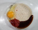 ２０チーズバーグ丼！ママママカロニ添え作り方3写真