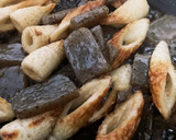こんにゃくとちくわの甘辛炒め作り方4写真