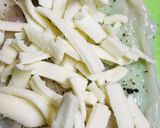 惣菜／おつまみ●鶏皮とチーズのはさみ焼き作り方1写真