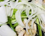 鶏むね肉&野菜炒め●ベビーリーフサラダ作り方2写真