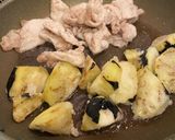 厚揚げと豚肉とナスのおろしぽん酢かけ*+作り方7写真
