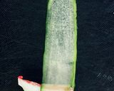 くるくるキュウリ酢の物☆クリスマスカラー作り方4写真
