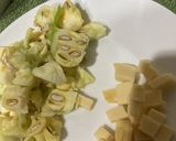 ゴーヤの種とワタのスクランブルエッグ作り方1写真
