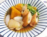 カボチャとごぼう天の煮物～肉じゃが風～作り方5写真