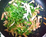 豆苗とエリンギのたらこバター炒め作り方3写真