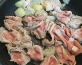 ジャンボにんにくと豚スライスの甘辛炒め！作り方4写真