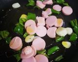 茄子と魚肉ソーセージのピリ辛味噌炒め♪作り方2写真