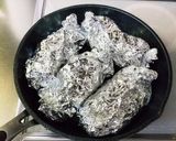 たっぷりきのこと生鮭のホイル蒸し作り方6写真