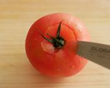 下ごしらえ:トマトのコンカッセ(角切り)作り方1写真