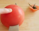 下ごしらえ:トマトのコンカッセ(角切り)作り方3写真